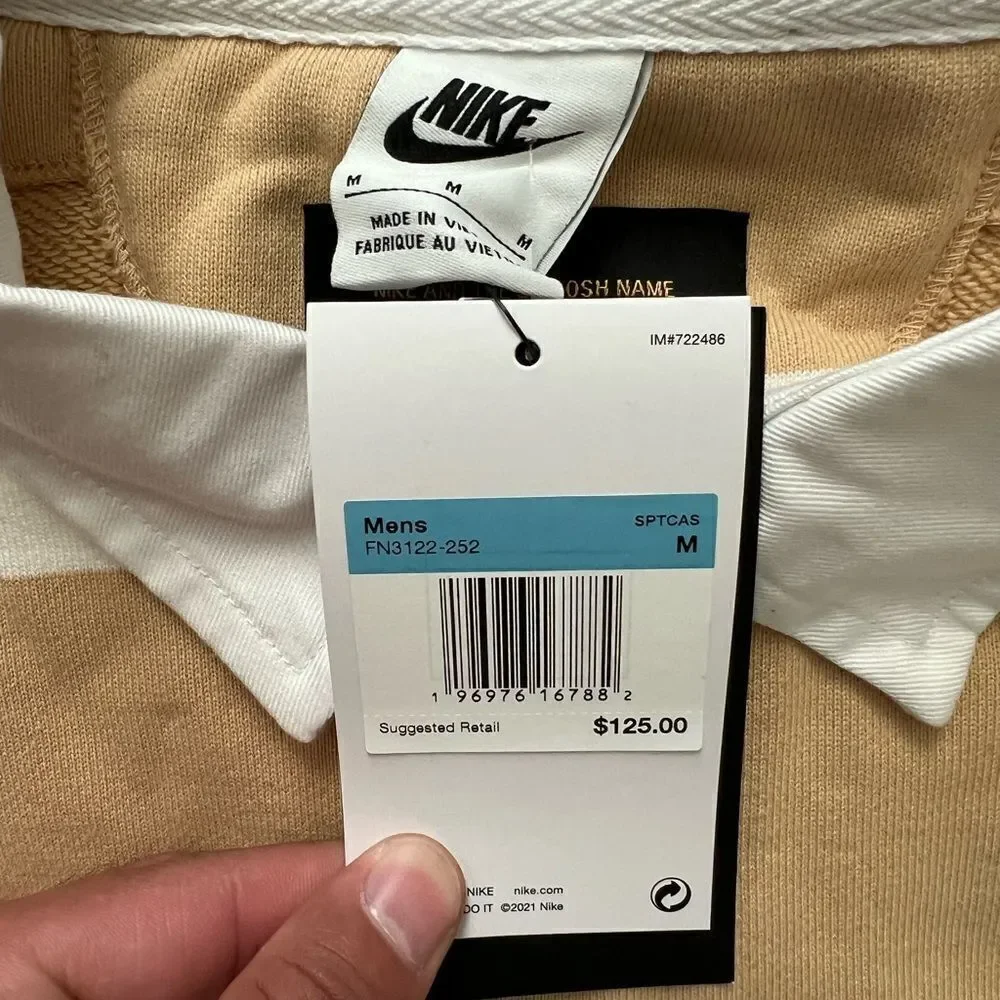 Nike Heavyweight Rugby Shirt Sesame White